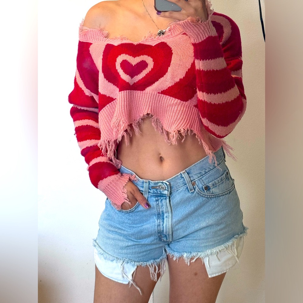Crop sweater